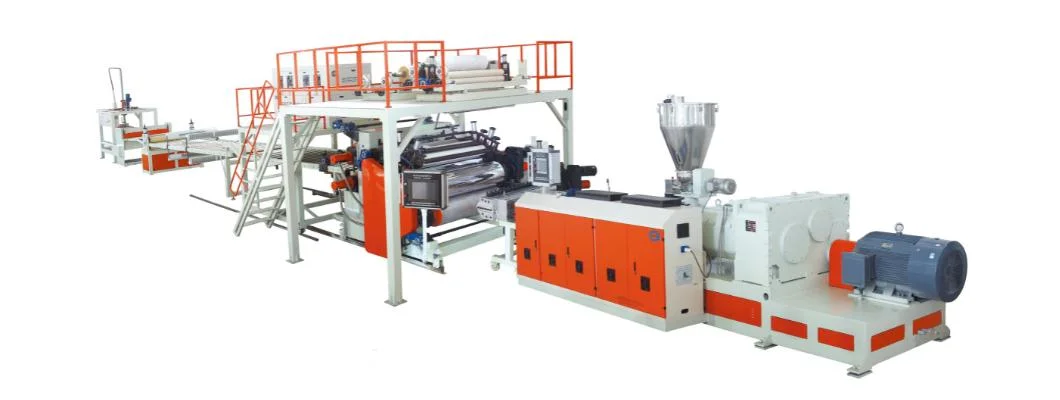 Plastic WPC PVC Flooring Foam Board Sheet Extrusion Production Line