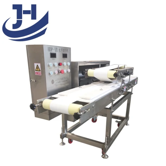 Junhua Machinery Affettatrice completamente automatica per tagliare la carne per pesce, pollo, agnello, manzo, maiale